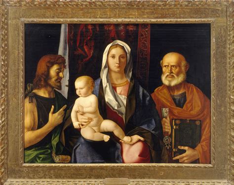 Madonna And Child With Saint John The Baptist And Saint Peter New