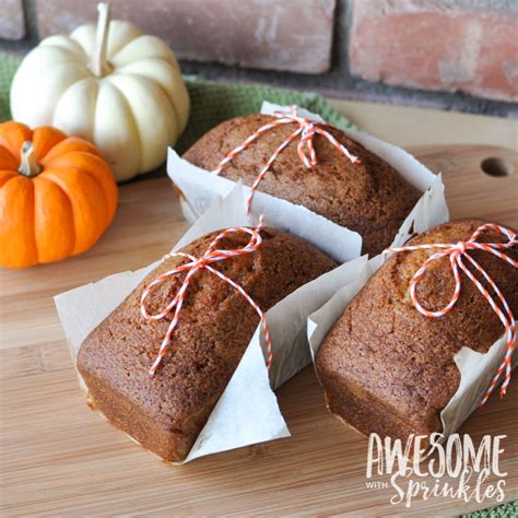 Pumpkin Spice Loaf - Awesome with Sprinkles