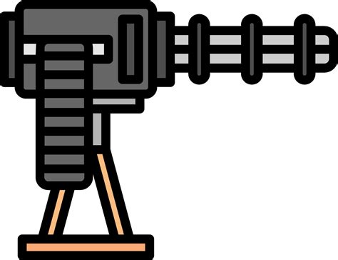 Machine Gun Vector Icon Design 27324349 Vector Art at Vecteezy