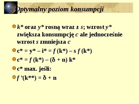 Prezentacja Wzrost Gospodarczy Modele Wzrostu Wiat Prezentacji