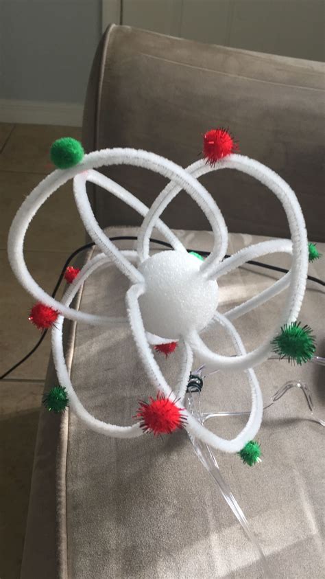 build   atom model fun easy science  kids artofit