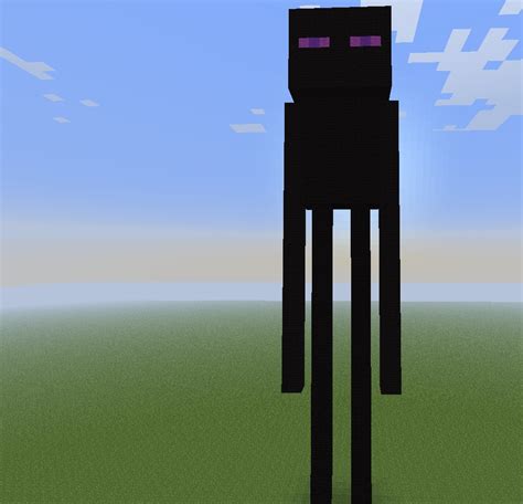 Enderman Pixel Art Easy