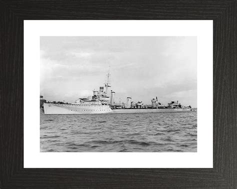 Hms Walpole I41 D41 Royal Navy W Class Destroyer Photo Print Or Fram