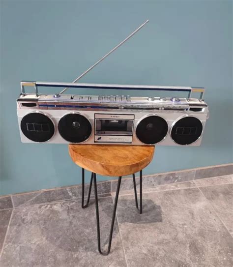 Rare Boombox Ghettoblaster Sanyo M7830lu Working 100 Vintage 1982 Look Photos Eur 80000