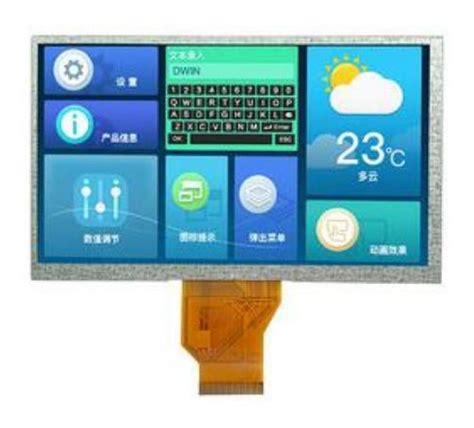 7 0 Inch Liquid Crystal TFT LCD Module 800 480 Touch Panel LCD