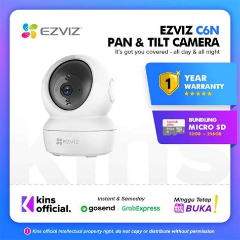 Promo Ezviz C6n Smart Ip Cam Wifi Pan Tilt Camera 1080p H265 Diskon 33