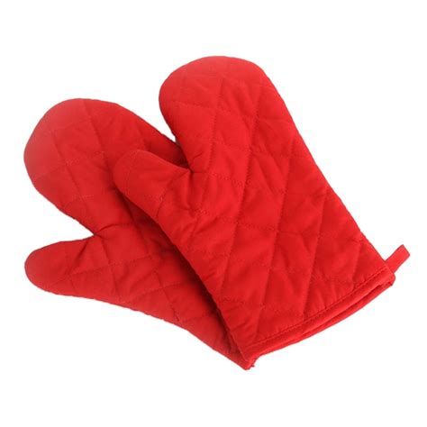 1pair Oven Mitts Oven Gloves Oven Pot Holder Baking Cooking Heat