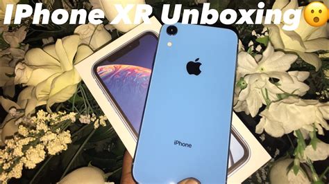 Iphone Xr Blue Unboxing Youtube