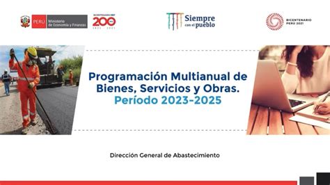 DGA Programación Multianual de Bienes Servicios y Obras Período