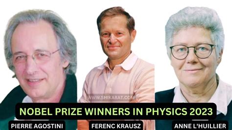 2023 Nobel Prize Winners List With Pictures Click Here For Full