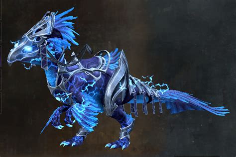 Charged Feathered Raptor Skin Guild Wars Wiki Gw W