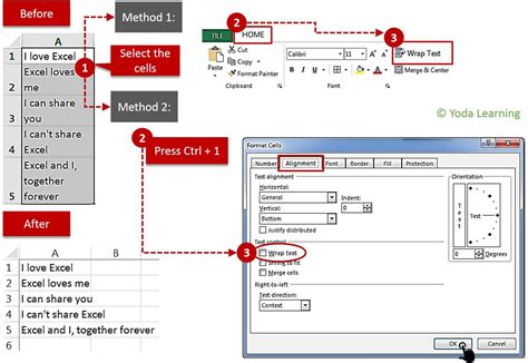 How To Quickly Wrap Text In Excel Cells Fix Content In Single Cell Excel