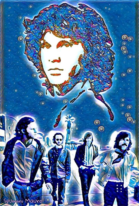 Jim Morrison The Doors Art By Spumini Mauro Jim Morrison Morrison Jim