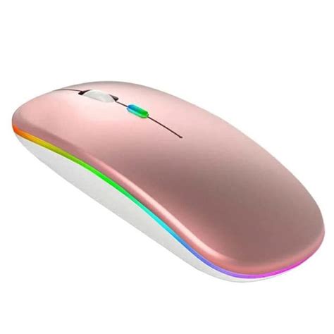 Mouse Sem Fio Fy Wireless Recarreg Vel Rgb Gamer Dpi Preto