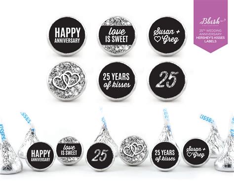 Hershey Kisses Personalized Labels