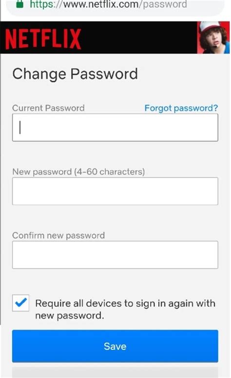 How To Change Netflix Password Reset Netflix Password