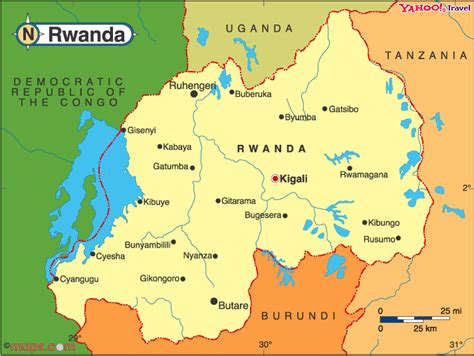 Ruanda Mapas Geográficos De Ruanda Enciclopédia Global™