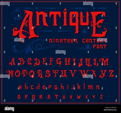 Victorian Alphabet Fonts