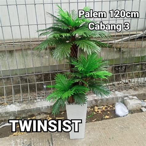 Jual Termurah Pohon Bonsai Palem Plastik Artificial Palsu Cm Hiasan