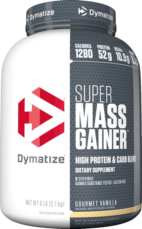 Dymatize Super Mass Gainer Vanilla Protein Powder 6 Lbs Artofit