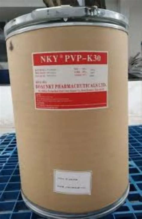 Powder Polyvinylpyrrolidone Pvp K For Pharma Packaging Size Kg