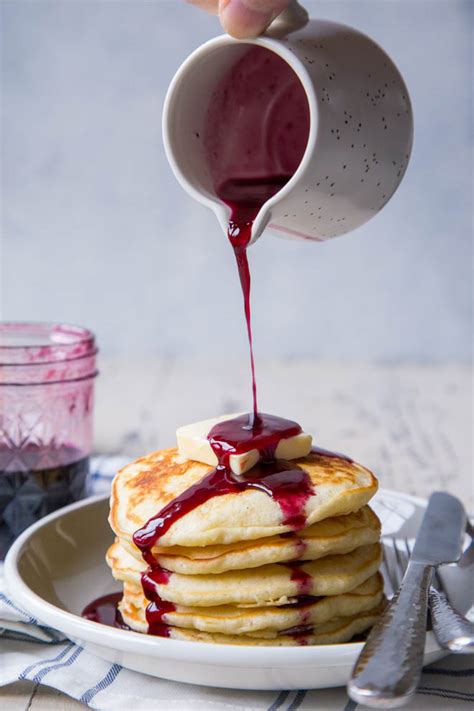 Homemade Blueberry Pancake Syrup Homemade Home