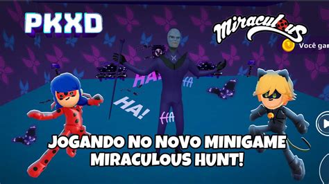 Pk Xd Jogando No Novo Minigame Miraculous Hunt Youtube