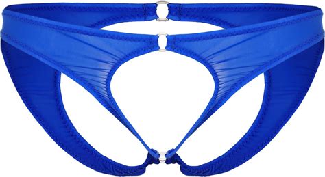 Amazon Manyakai Men S Cutout Open Butt G Strings Gay Sissy Fancy Dress Briefs Underwear