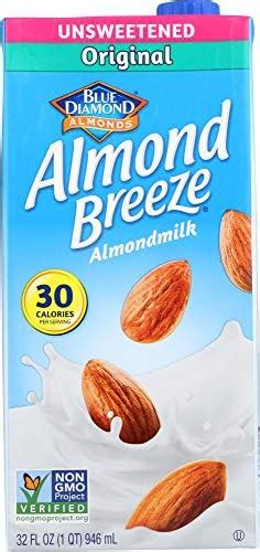 Blue Diamond Almond Breeze Unsweetened Almond Milk 32 Fl