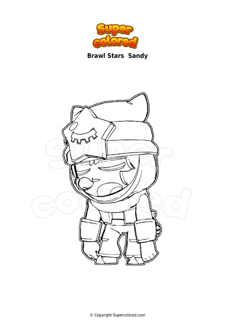 Disegno Da Colorare Brawl Stars 8 Bit