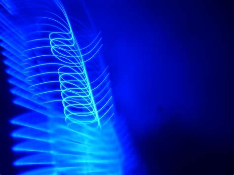 Premium Photo Close Up Of Illuminated Blue Light