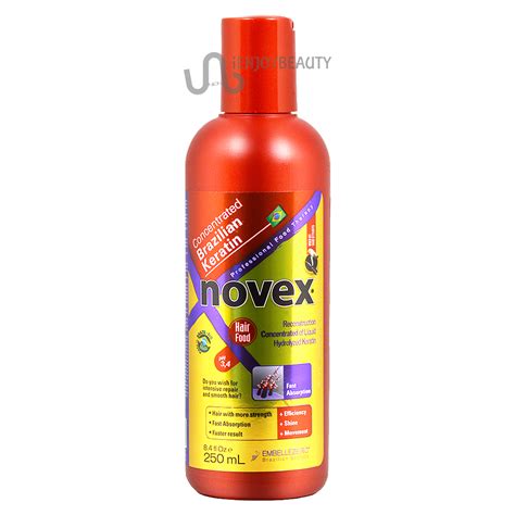 Novex Brazilian Keratin Max Reconstruction Hair Food 84oz 250ml Ienjoy Beauty Hair Skin Care