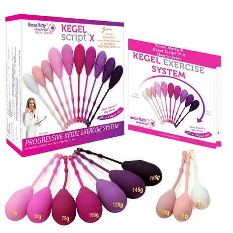 Nurse Hatty 10 Progressive Kegel Balls for Women - Dr. Recommended