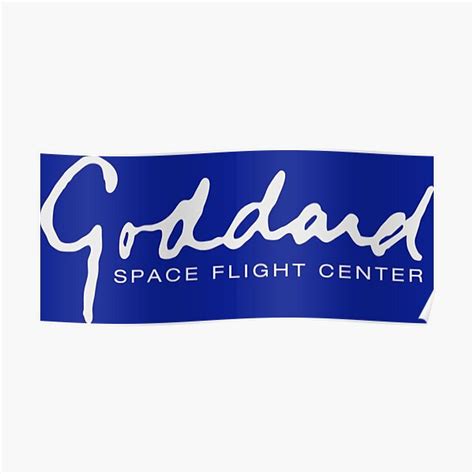 "Goddard Space Flight Center (GSFC) Logo for Dark Colors" Poster for ...