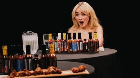 Sabrina Carpenter Visits Hot Ones Wings Chatting All The Spice Hotness In Life After Success