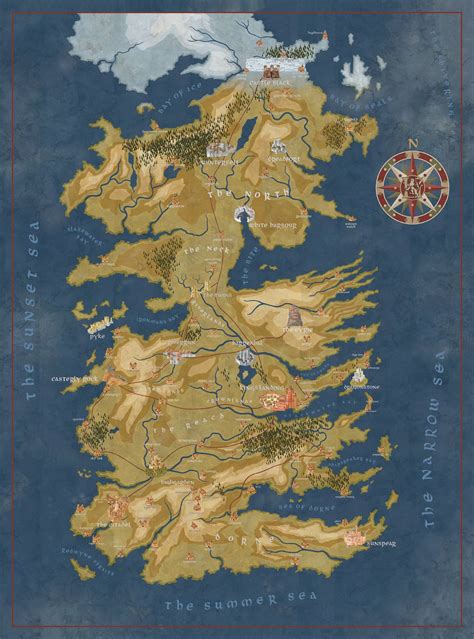 Game Of Thrones Map High Resolution