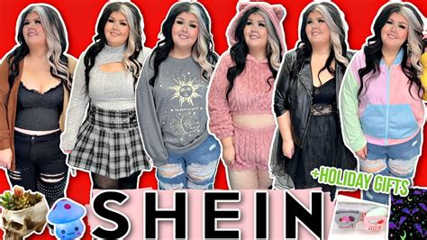 Huge Shein Curve Plus Size Try On Haul Ts Holiday 2022 Youtube