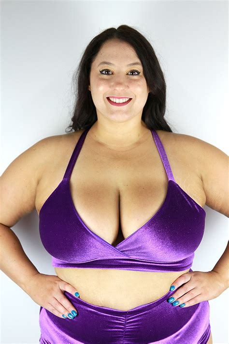 Buy Velveteratti Plus Size Bikini Bra Glitter Purple Online Fairy