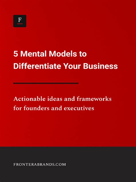 40 Mental Models That Will Make You More Successful in Life | PDF