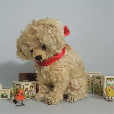 Cuddly BING dog + tag – Old Puppets n Bears