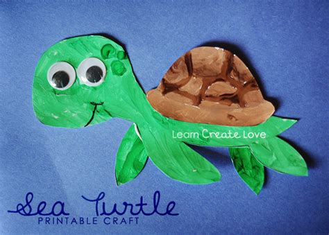 Printable Sea Turtle Craft