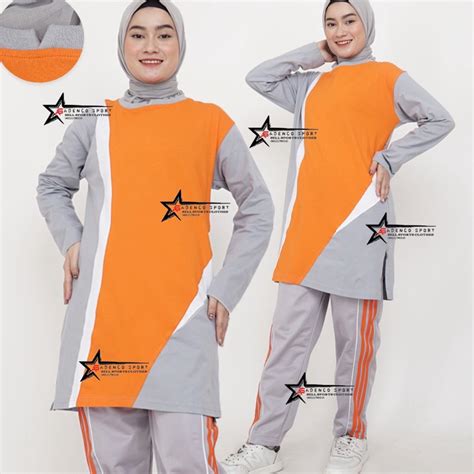 Jual Klik Dan Hemat Setelan Baju Olahraga Muslimah Setelan Baju