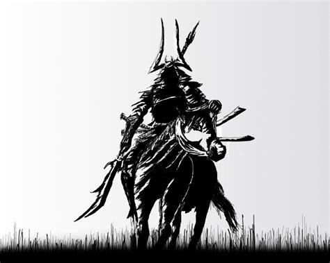 Free download | HD wallpaper: black and white samurai 1280x1024 Art ...