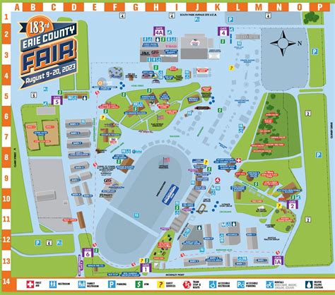 Erie County Fair 2024 Map - Yoko Anatola