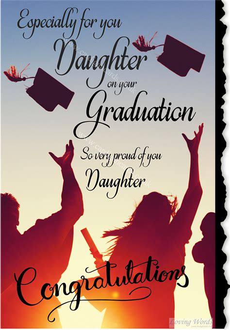 Daughter Graduation | Greeting Cards by Loving Words