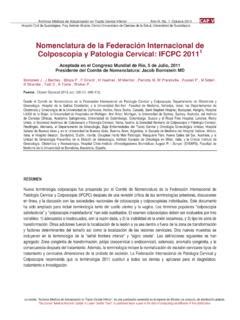 Nomenclatura De La Federaci N Internacional De Colposcopia