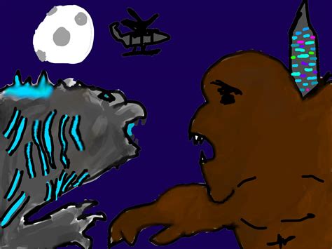 Godzilla Vs Kong Digital Art by BeastUnleashed4Real on DeviantArt