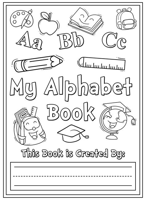 Preschool Alphabet Book Printable Free Printable Alphabet Book