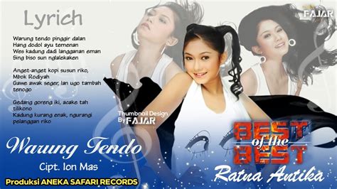 Ratna Antika Warung Tendo Official Music Video Youtube