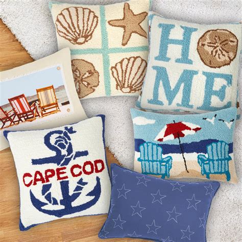 Coastal Decorative Pillows Add A Coastal Touch To Your Home With Our Stylish Square Pillows